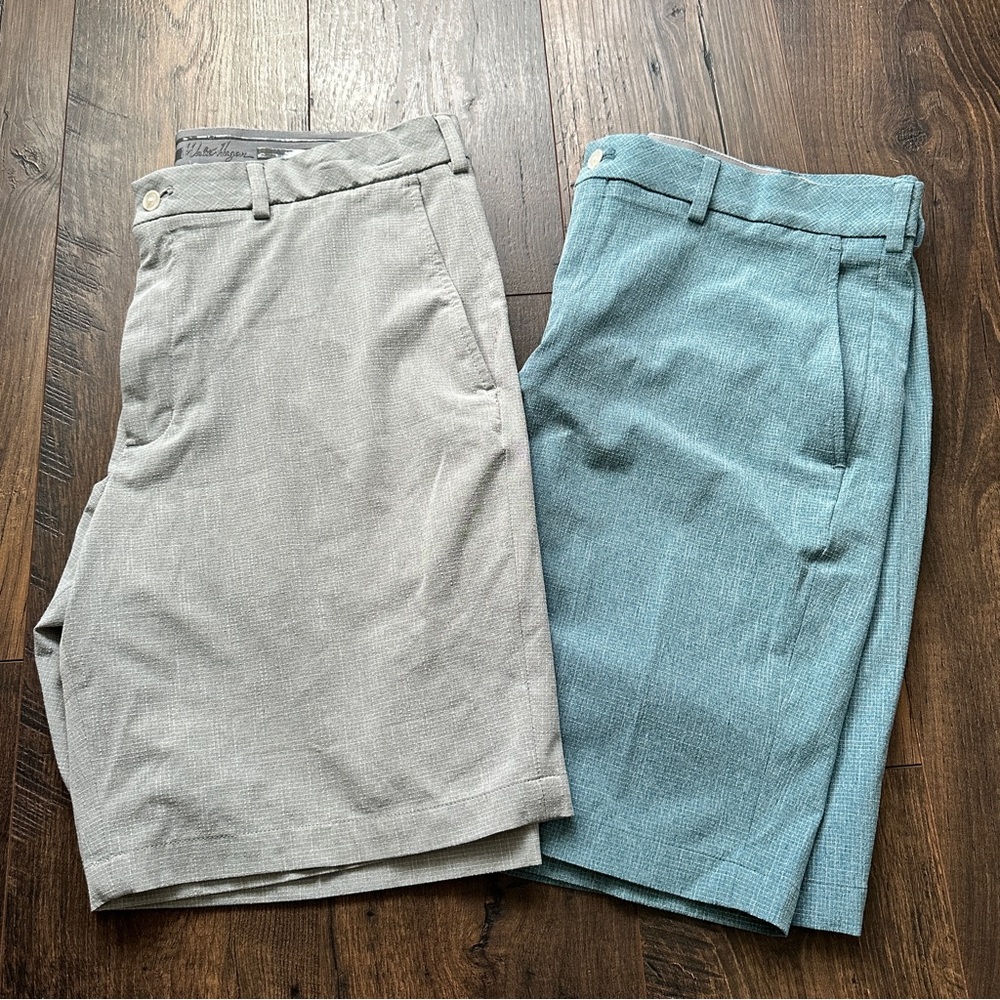 2 Pairs Walter Hagen Men’s 36 Lightweight Shorts